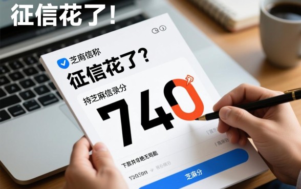 征信花了芝麻分740能下款吗，必过口子有哪些