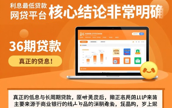 最正规利息最低的网贷平台有哪些？36期贷款怎么申请？