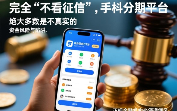 不看征信的手机分期合作平台是真的吗，安全靠谱吗