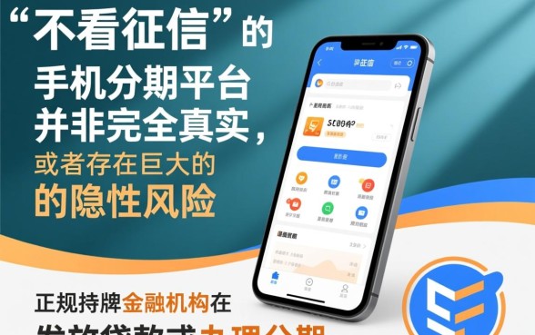 不看征信的手机分期合作平台是真的吗，靠谱吗