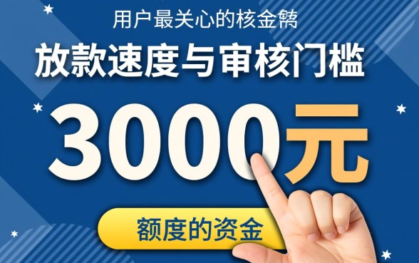 小额借款3000马上到账吗？不看征信哪里能借？