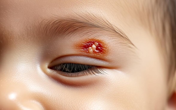 宝宝眼皮有口子几天结的痂会掉下来吗，会留疤吗