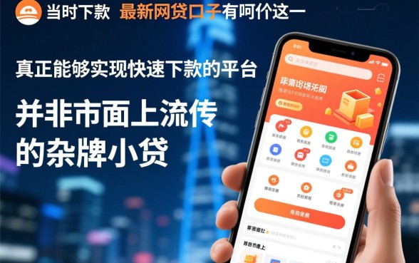 当时下款的最新网贷口子有哪些，哪些容易通过秒下款