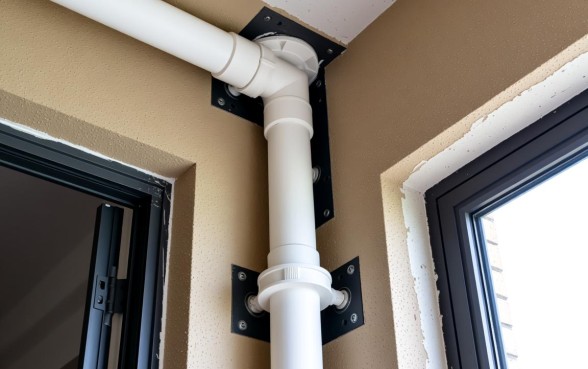 阳台上的下水管有没有检修口，具体位置在哪里？