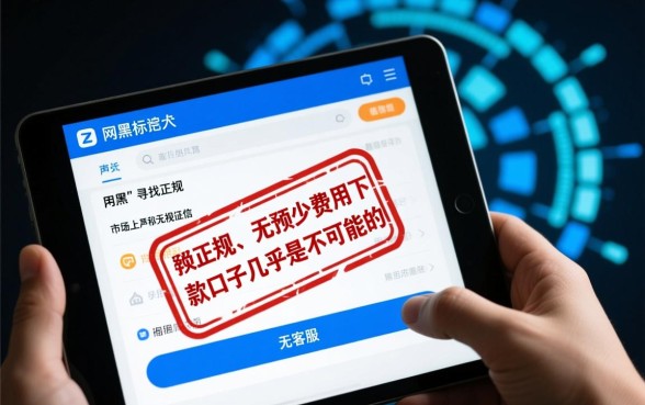 网黑征信黑有没有下款的口子，无客服费哪里能借到