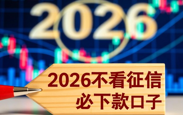 2026不看征信必下款的口子是真的吗，有哪些靠谱渠道