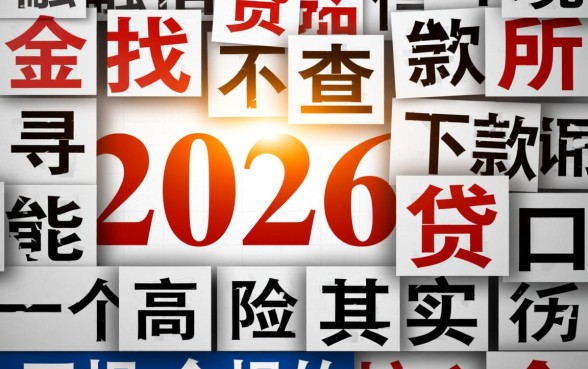 2026年不查征信能下款的网贷口子有哪些，怎么申请？