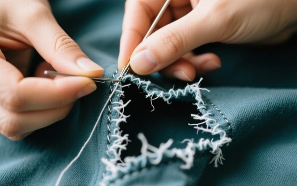 衣服破了个口子怎么补,视频教程哪里下载