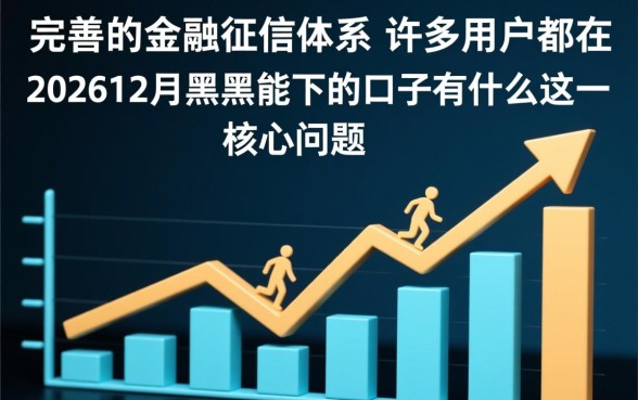 2026年12月黑户能下的口子有哪些，黑户贷款不看征信吗
