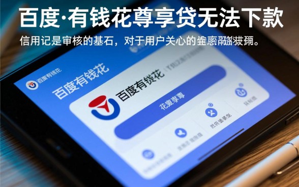 百度有钱花尊享贷能下款吗，全部逾期还能申请成功吗