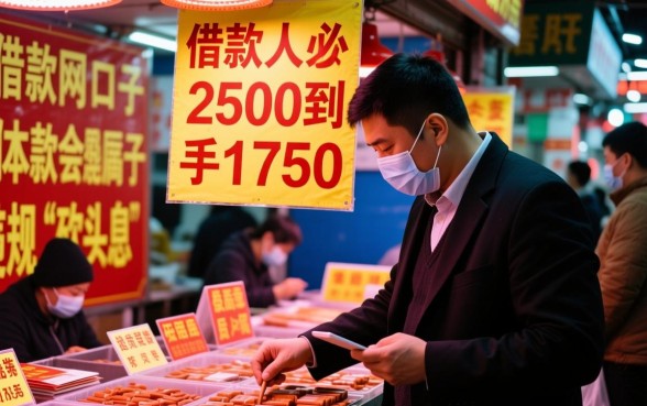 借款2500到手1750的网贷口子在哪里，怎么申请？