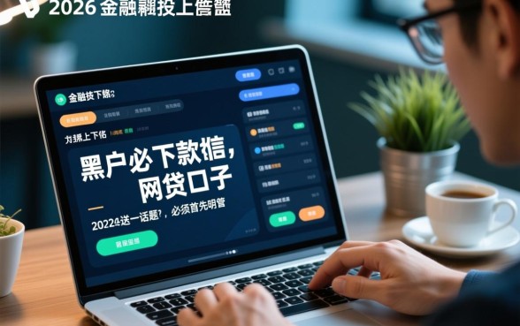 黑户必下款的网贷口子有哪些2026，黑户哪里能借到钱？