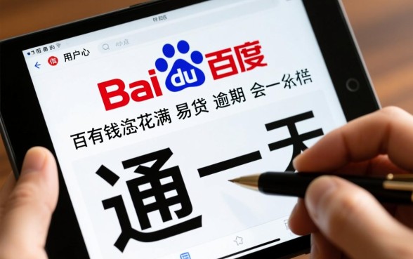 百度有钱花满易贷逾期一天会怎么样，逾期一天会上征信吗