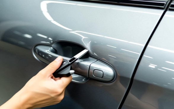 车门上有个口子怎么弄下去，不用钣金能修好吗