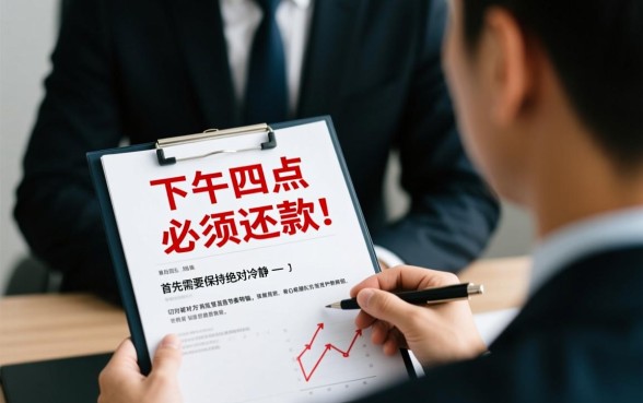 催收说下午四点必须还信用卡怎么办，不还会坐牢吗？