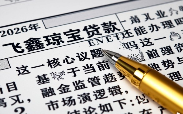 2026年飞鑫琼宝贷款还能办理吗，飞鑫琼宝贷款是真的吗