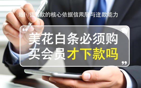 美花白条必须购买会员才下款吗，不买会员能下款吗