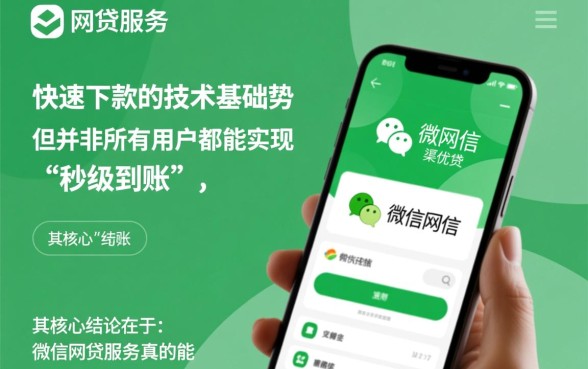 微信网贷服务真的能帮忙快速下款吗，微信贷款怎么申请最快