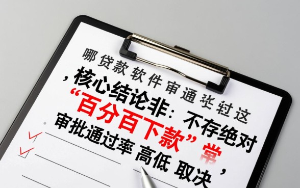 市面上哪些贷款软件审批通过率较高，哪个贷款APP容易下款