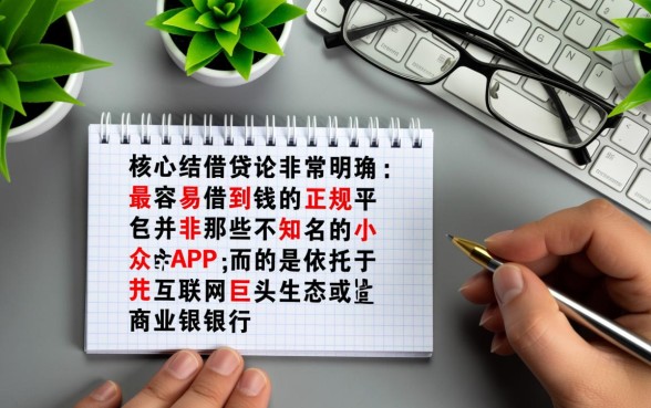 什么借钱软件最容易借到钱，正规平台哪个容易下款？