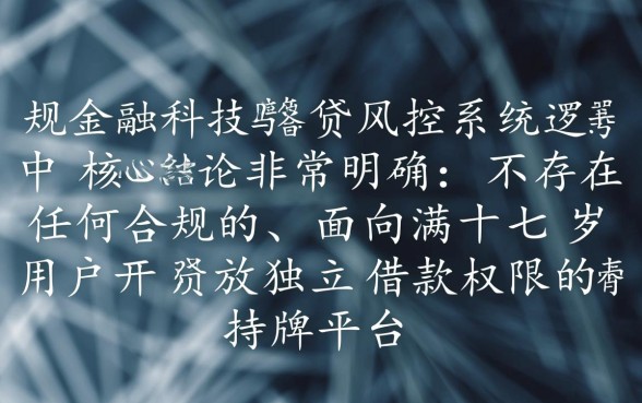 满十七岁有哪些借款平台，未满18岁能贷款吗？