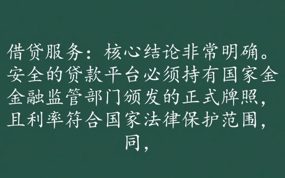 安全的贷款平台有哪些软件可以借款，正规借款软件哪个好