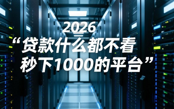 贷款什么都不看秒下1000的平台靠谱吗，黑户能下吗？