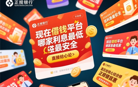 借钱平台哪家利息最低最安全，哪个贷款平台利息低下款快