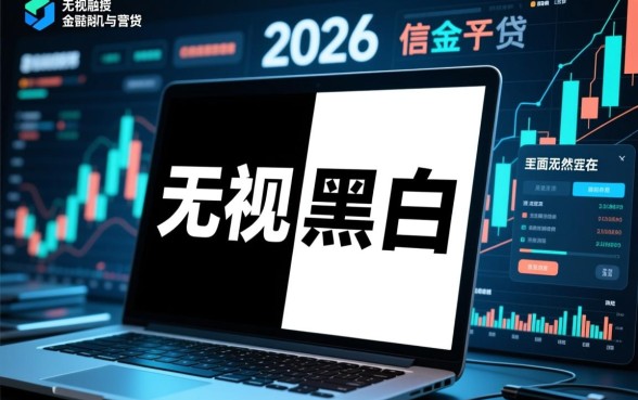 2026年无视黑白的网贷口子有哪些，2026年无视黑白口子能下款吗