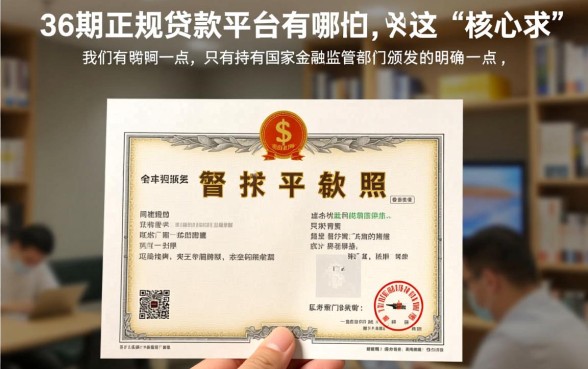 可以分36期正规的贷款平台有哪些，36期贷款利息多少？