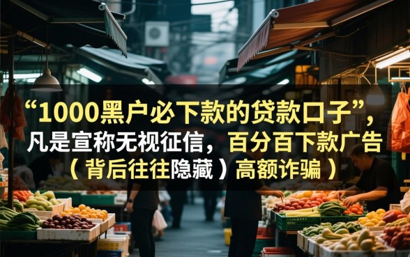 1000黑户必下款的贷款口子是真的吗，黑户怎么贷款？