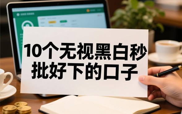 10个无视黑白秒批口子是真的吗？急需用钱哪个口子好下？