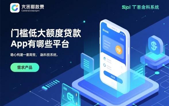 门槛低大额度贷款app有哪些平台，哪个容易下款