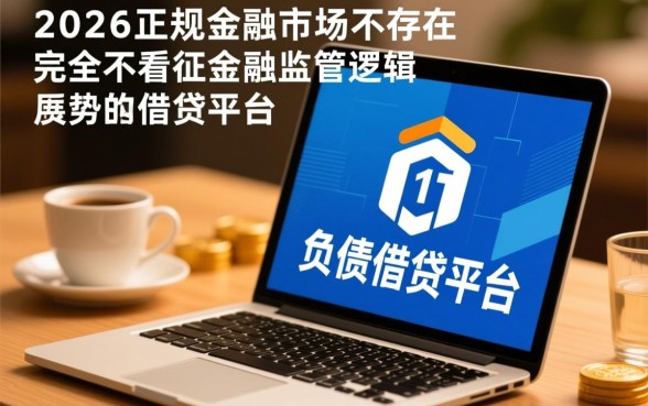 2026哪个平台借钱不看征信负债，2026年负债高不看征信怎么借钱？