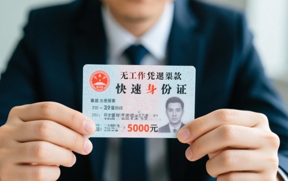 无工作凭身份证怎么贷5000？哪里申请秒下款？