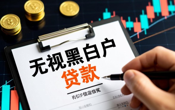 无视黑白户的借款口子都有哪些，怎么申请容易下款