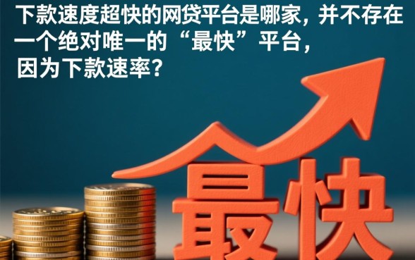 下款速度超快的网贷平台是哪家，正规秒下款平台有哪些