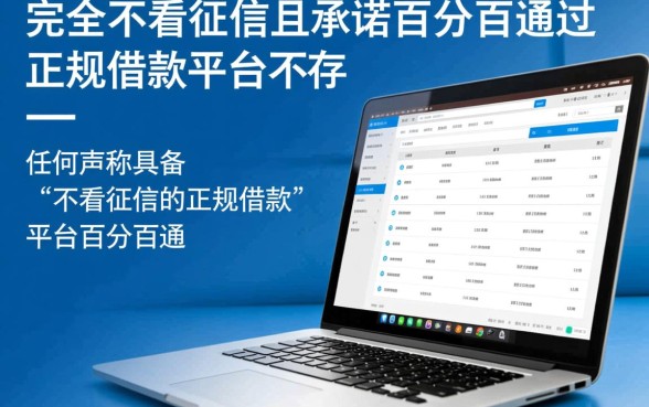 不看征信的正规借款平台百分百通过吗，2026有哪些？