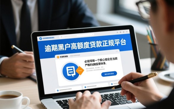征信黑户逾期怎么借高额度贷款，正规平台有哪些能下款？