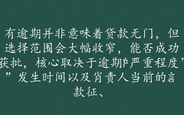 征信有过逾期在哪个平台可以贷到款，征信黑了能贷吗