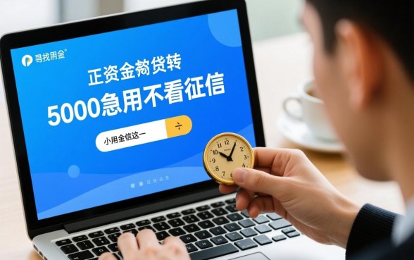 正规小额贷款5000急用，不看征信真的能下款吗？