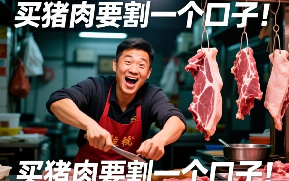 买猪肉为什么要割一个口子？搞笑视频怎么下载？