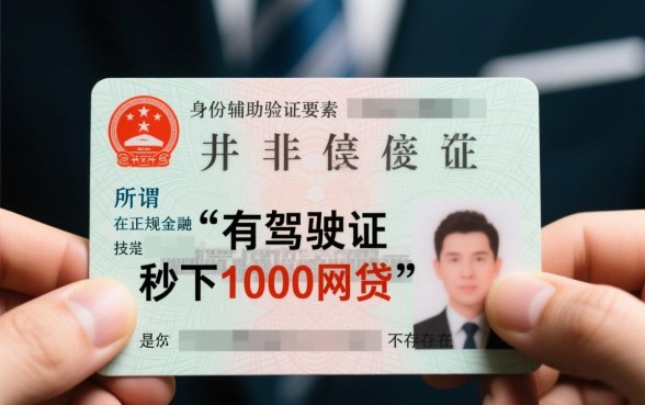 有驾驶证秒下1000网贷是真的吗，驾驶证贷款靠谱吗