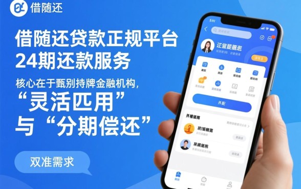 随借随还的贷款正规平台24期还款有哪些，哪个平台靠谱？