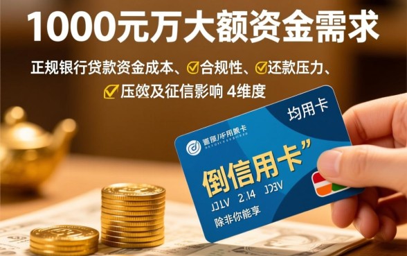 贷款10万和倒信用卡哪个划算一点，倒信用卡和贷款哪个利息低