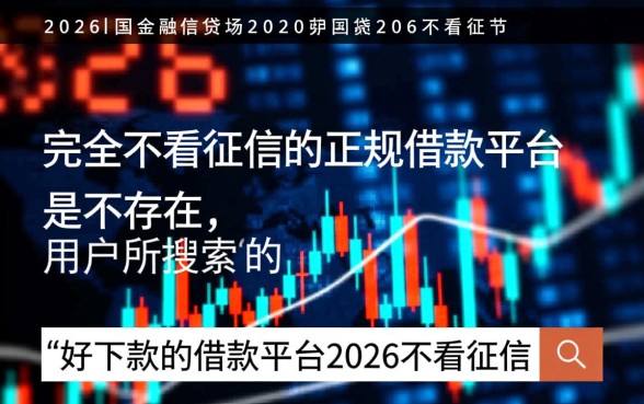 2026年好下款的借款平台有哪些？不看征信真的能下款吗？