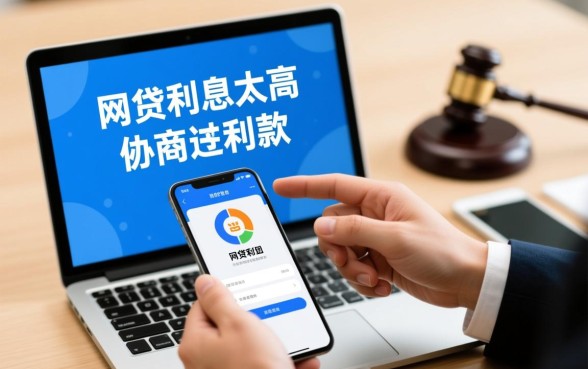 网贷利息太高可以协商还款吗，网贷利息高怎么只还本金？