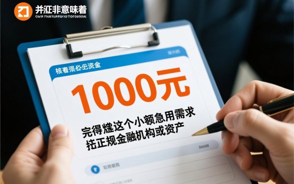 征信不好哪里可以借钱急用1000？征信黑了怎么借到1000元？