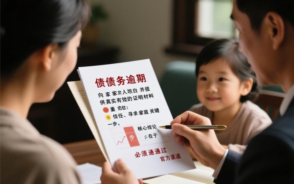 逾期怎样提供证明材料给家人，逾期证明怎么开给家属看