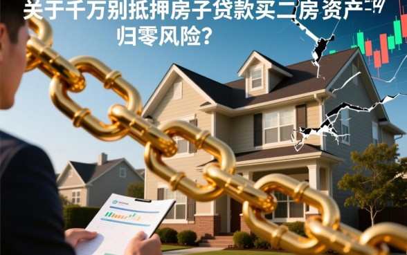 千万别抵押房子贷款买二套房划算吗，风险大吗